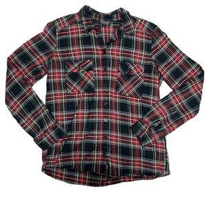 ***SOLD*** TOPSHOP / Plaid Long Sleeve Button Down
